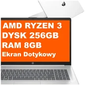 Laptopy - HP 17-cp2331ds / BK8H4UA / Ryzen 3 / 8GB / 256GB / AMD Radeon / 17,3" HD+ / Dotyk / Win 11 / Biały - miniaturka - grafika 1