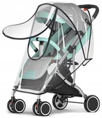 Akcesoria do wózków - Folia Przeciwdeszczowa Na Wózek Uniwersalna Z Oknem Wodoodporna - miniaturka - grafika 1