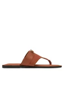 Klapki i japonki damskie - Tommy Hilfiger Japonki FW0FW08506 Brązowy - miniaturka - grafika 1