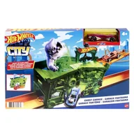 Tory, garaże, parkingi - Hot Wheels Garaż Duchów FJN38 - Mattel - miniaturka - grafika 1