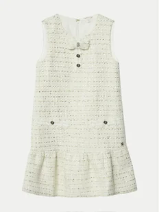 Guess Sukienka codzienna J5RK05 WGXO0 Écru Regular Fit - Sukienki i spódniczki dla dziewczynek - miniaturka - grafika 1