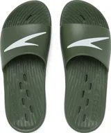 Klapki i japonki męskie - Speedo Klapki Basenowe Męskie Speedo Slide Dark Green R.39 - miniaturka - grafika 1