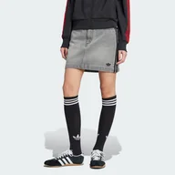 Spódnice - Dżinsowa spódnica w 3 paski Adicolor - Adidas - miniaturka - grafika 1