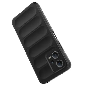Magic Shield Case etui do Xiaomi Redmi Note 12 5G / Poco X5 5G elastyczny pancerny pokrowiec czarne - Etui i futerały do telefonów - miniaturka - grafika 4