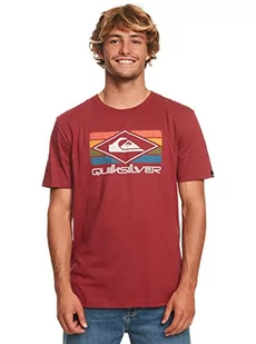 Quiksilver Podstawowa koszulka męska czerwona XS - Koszulki męskie - miniaturka - grafika 1
