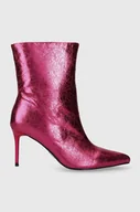 Botki damskie - Steve Madden botki Lyricals damskie kolor różowy na szpilce SM11002592 - miniaturka - grafika 1