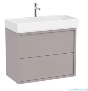 Roca Tura Unik zestaw szafka z umywalką 80x43x60 SZLACHETNY SZARY A852033559 - Szafki łazienkowe - miniaturka - grafika 1