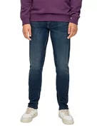 Spodenki męskie - Q/S by s.Oliver Męskie spodnie jeansowe, Pete Straight Leg, niebieski, 30W / 32L - miniaturka - grafika 1