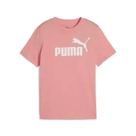 Odzież sportowa dziecięca - Młodzieżowa koszulka ESS z logo No. 1 PUMA Pink Fruit - miniaturka - grafika 1