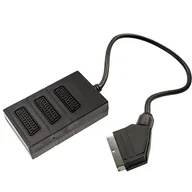 Inne akcesoria audio-wideo - Rozgałęźnik EURO-3xEURO, 0,5 m - miniaturka - grafika 1