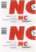 Koperty - NC Koperty Koperty KOPERTA C-6 BIAŁA SK O P 50SZ KOPERTY 11021200/50 - miniaturka - grafika 1