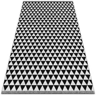 Dywany - Wewnętrzny dywan winylowy Wzór trójkąty 100x150 cm - miniaturka - grafika 1