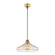 Lampy sufitowe - Lampa wisząca w kolorze złota z metalowym kloszem ø 36 cm Depay – Opviq lights - miniaturka - grafika 1