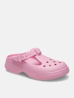 Klapki i japonki damskie - Crocs Chodaki "Classic Jane" w kolorze jasnoróżowym - miniaturka - grafika 1