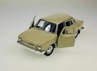 Samochody i pojazdy dla dzieci - WELLY SKODA 100 BEŻOWY 1:34 SAMOCHÓD NOWY METALOWY MODEL - miniaturka - grafika 1