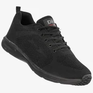 Sneakersy męskie - Sneakersy Męskie Buty Sportowe Czarne DK Flaxer S10123 Czarny 44 - miniaturka - grafika 1