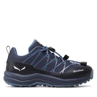 Buty trekkingowe dziecięce - Trekkingi Salewa Wildfire 2 Ptx K 64013 3963 Granatowy - miniaturka - grafika 1