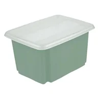 Pudła i pojemniki do przechowywania - Skrzynka obrotowa z pokrywą EmilEmilia 15 l zielony keeeper - miniaturka - grafika 1