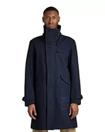 Kurtki męskie - G-STAR RAW Męska kurtka Long Wool Coat, Wielokolorowy (Sartho Blue Htr D20638-b965-6370), M - miniaturka - grafika 1