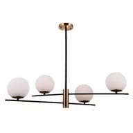 Lampy sufitowe - Italux Stelia lampa wisząca 4-punktowa czarna/antyczny brąz PND-43660-4 - miniaturka - grafika 1
