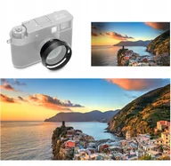 Osłony przeciwsłoneczne do aparatów - Osłona Przeciwsłoneczna Pierścień Adapter Na Filtry 37mm Do Fujifilm X Half / Lh-jxhalf Black - miniaturka - grafika 1