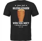 Koszulki męskie - KOSZULKA JAM JEST KEBAB WÓDZ PREZENT MIŁOŚNIK - miniaturka - grafika 1