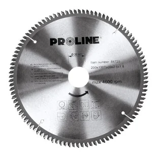 Proline PIŁA TARCZOWA Z WĘGLIKIEM DO CIĘCIA METALI NIEŻELAZNYCH 200/30/100 84720 - Tarcze do pił - miniaturka - grafika 1