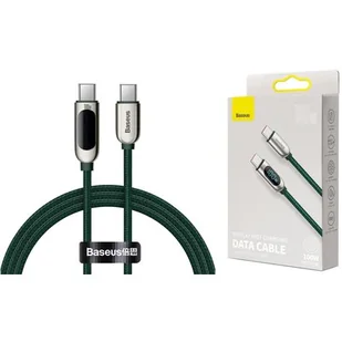 Baseus Display Power Delivery 100W 1m zielony CATSK-B06 - Kable USB - miniaturka - grafika 1