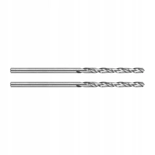 Wiertła do metalu HSS, DIN 338, 3 mm, 2 szt. - Wiertła - miniaturka - grafika 1