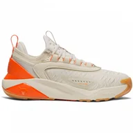 Buty sportowe damskie - Damskie buty treningowe crossfit Under Armour UA W Project Rock 7 - beżowe - miniaturka - grafika 1