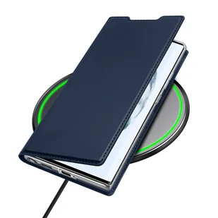 Dux Ducis Skin Pro kabura etui pokrowiec z klapką Samsung Galaxy S22 Ultra niebieski - Etui i futerały do telefonów - miniaturka - grafika 6
