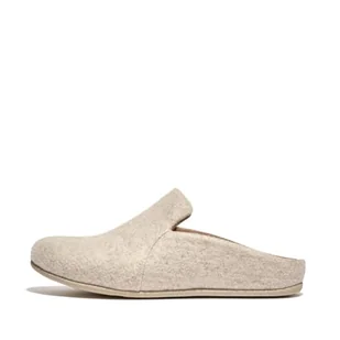Fitflop Damskie kapcie Chrissie II Haus e01 filcowe buty, kość słoniowa, 42 EU, kość słoniowa, 43 EU - Kapcie damskie - miniaturka - grafika 1