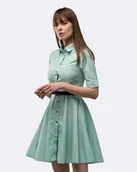 Odzież robocza - Sukienka medyczna In White 119 (42 r.), tiffany - miniaturka - grafika 1