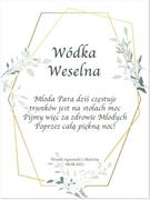 Wesele i ślub - Etykiety personalizowane na butelkę z Wódką Weselną - 9 szt. - miniaturka - grafika 1