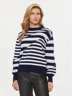 Swetry damskie - Silvian Heach Sweter GPP24300MA Granatowy Regular Fit - miniaturka - grafika 1