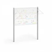 Gabloty - B2B Partner Słupki dla gabloty (2szt.), do betonowania Sloupy 60x40 zabet - miniaturka - grafika 1