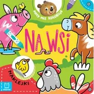 Albumy krajoznawcze - Mały miś koloruje. Na wsi - miniaturka - grafika 1