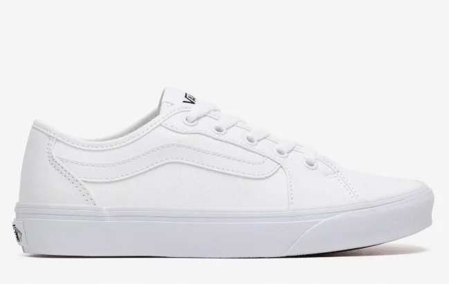 VANS FILMORE TRAMPKI DAMSKIE BIAŁE GŁADKIE NISKIE KLASYK 42,5 16RA