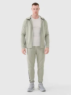 Męskie spodnie treningowe 4F 4FWSS25TFTRM0836 - khaki - Spodnie sportowe męskie - miniaturka - grafika 1