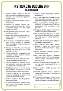 IAA03 INSTRUKCJA BHP DLA ODLEWNI, FN - FOLIA SAMOPRZYLEPNA; (245X350MM) - Instrukcje stanowiskowe BHP - miniaturka - grafika 1
