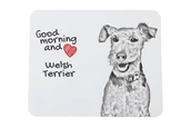 Podkładki pod mysz - Terier walijski podkładka pod mysz z psem Art-Dog - miniaturka - grafika 1
