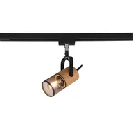 Lampy sufitowe - Loftowa lampa sufitowa do szyny 2-fazowej Duoline 78430132 czarny drewniany - miniaturka - grafika 1