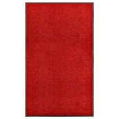 Wycieraczki - vidaXL Wycieraczka z możliwością prania, czerwona, 90 x 150 cm - miniaturka - grafika 1