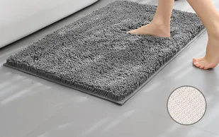 Dywanik łazienkowy z mikrofibry antypoślizgowy – miękki pluszowy dywanik łazienkowy – 40 x 60 cm - Dywaniki łazienkowe Dywanik łazienkowy z mikrofibry antypoślizgowy – miękki pluszowy dywanik łazienkowy – 40 x 60 cm - Dywaniki łazienkowe - miniaturka - grafika 1