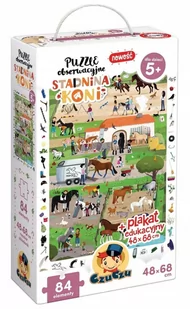 CzuCzu. Puzzle obserwacyjne. Stadnina koni - Literatura popularno naukowa dla młodzieży - miniaturka - grafika 2