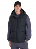 Garnitury - Męska kamizelka 4F bezrękawnik z kapturem VJAM296 20S XXL - miniaturka - grafika 1