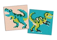 Zabawki kreatywne - Diamentowa mozaika naklejka Kids - Dinozaur 4 - zabawka - miniaturka - grafika 1