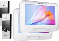 Wideodomofony - DS-KIS202 Wideodomofon Wideofon - 2 stacje bramowe 2 monitory Hikvision - miniaturka - grafika 1
