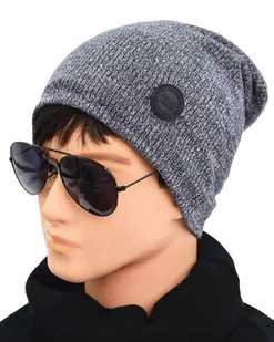 CZAPKA ZIMOWA Smerfetka Dwuwarstwowa z POLAREM Beanie GRANAT Pako Jeans - Czapki damskie - miniaturka - grafika 1