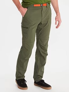 Spodenki męskie - Marmot Męskie spodnie Arch Rock Convertible, oddychające spodnie trekkingowe, wodoodporne spodnie turystyczne, długie spodnie z odpinanymi nogawkami, Nori, 30 - grafika 1